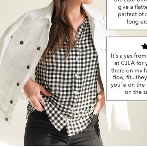 Black & White Blouse